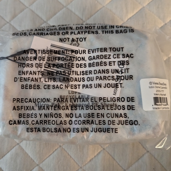 Vera Bradley Mini Dome Cosmetic NWT! - Picture 3 of 3